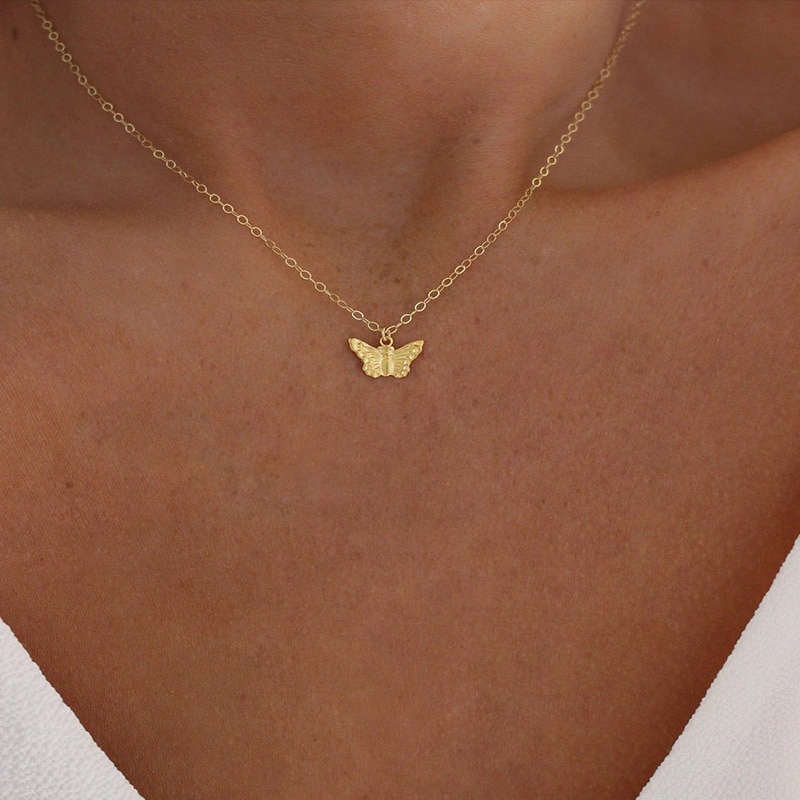 Lovely Butterfly Fashion Necklace